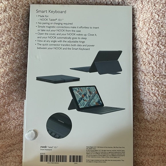 Smart Keyboard made for Nook Tablet 10.1 - Picture 2 of 3